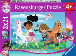 Ravensburger: Nella the Princess Knight - Adventures Inside and Outside (2 x 24)