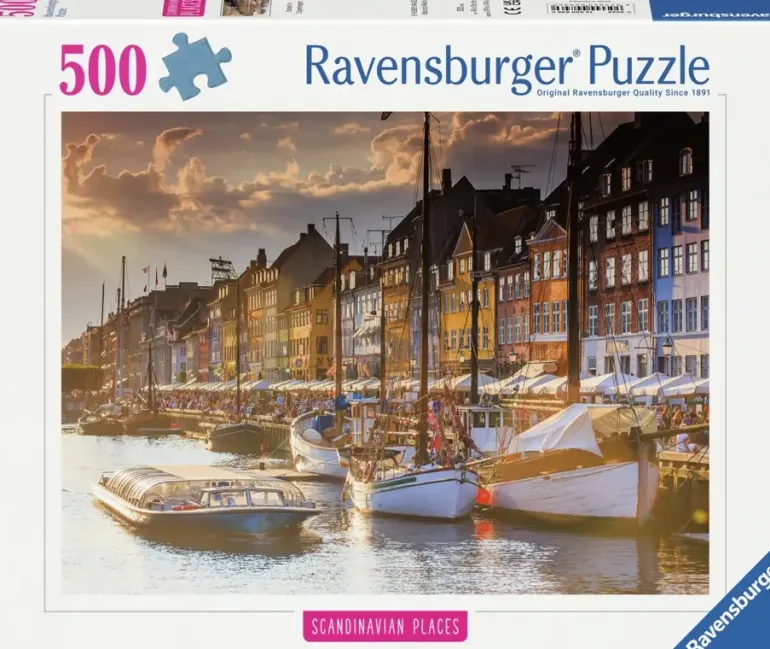 Ravensburger: Scandinavian Places - Sunset in Copenhagen (500)
