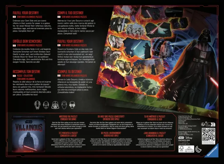 Ravensburger: Star Wars - Villainous, Moff Gideon (1000)