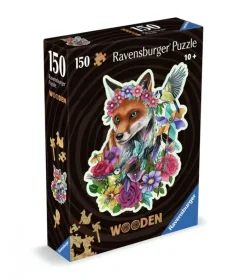 Ravensburger: Wooden Träpussel - Colorful Fox (150)