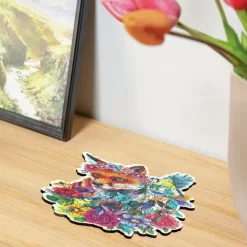 Ravensburger: Wooden Träpussel - Colorful Fox (150)