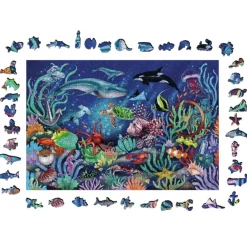 Ravensburger: Wooden Träpussel - Under the Sea (500)