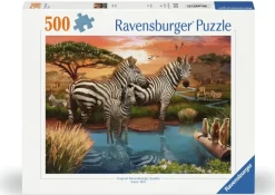 Ravensburger: Zebras at Waterhole (500)