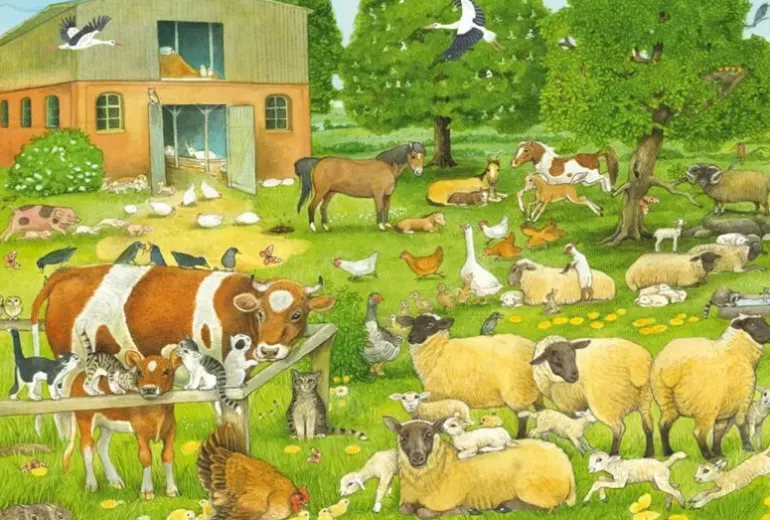 Schmidt: Animal Families on the Farm (100)