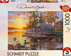 Schmidt: Darrell Bush - Boathouse With Canoes (1000)