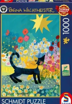Schmidt: Rosina Wachtmeister - Cat in a Sea of Blossoms (1000)
