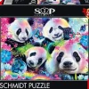 Schmidt: Sheena Pike - Rainbow Pandas (1000)