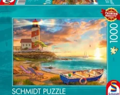 Schmidt: Sunset Over Lighthouse Bay (1000)