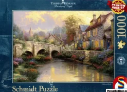 Schmidt: Thomas Kinkade - Cobblestone Brooke (1000)