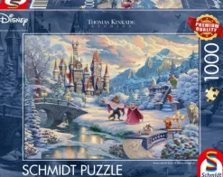 Schmidt: Thomas Kinkade - Painter of Light, Disney: Beauty and the Beast's Winter Enchantment (1000)