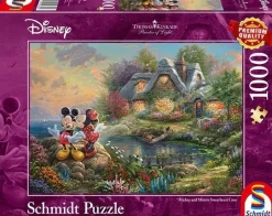 Schmidt: Thomas Kinkade - Painter of Light, Disney: Mickey and Minnie Sweetheart Cove (1000)