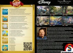 Schmidt: Thomas Kinkade - Painter of Light, Disney: Cinderella Wishes Upon a Dream (1000)