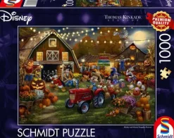 Schmidt: Thomas Kinkade Studios - Disney, Mickey and Minnie - Pumpkin Festival (1000)