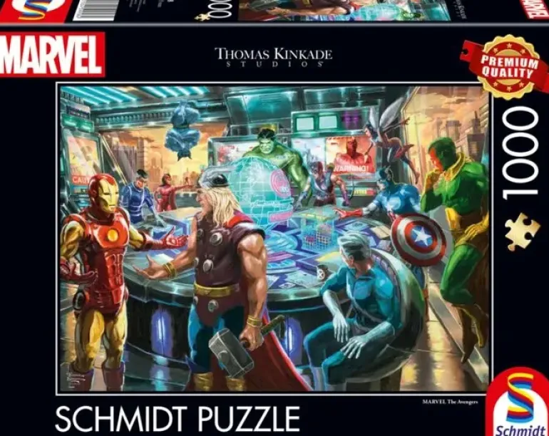 Schmidt: Thomas Kinkade Studios - Marvel, The Avengers (1000)