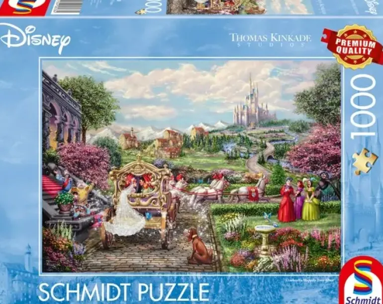 Schmidt: Thomas Kinkade Studios - Disney, Cinderella Happily Ever After (1000)