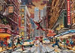 Schmidt: Thomas Kinkade Studios - Marvel, Deadpool: Snow Day (1000)
