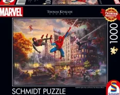Schmidt: Thomas Kinkade Studios - Marvel, Spider-Man and Friends: The Ultimate Alliance (1000)