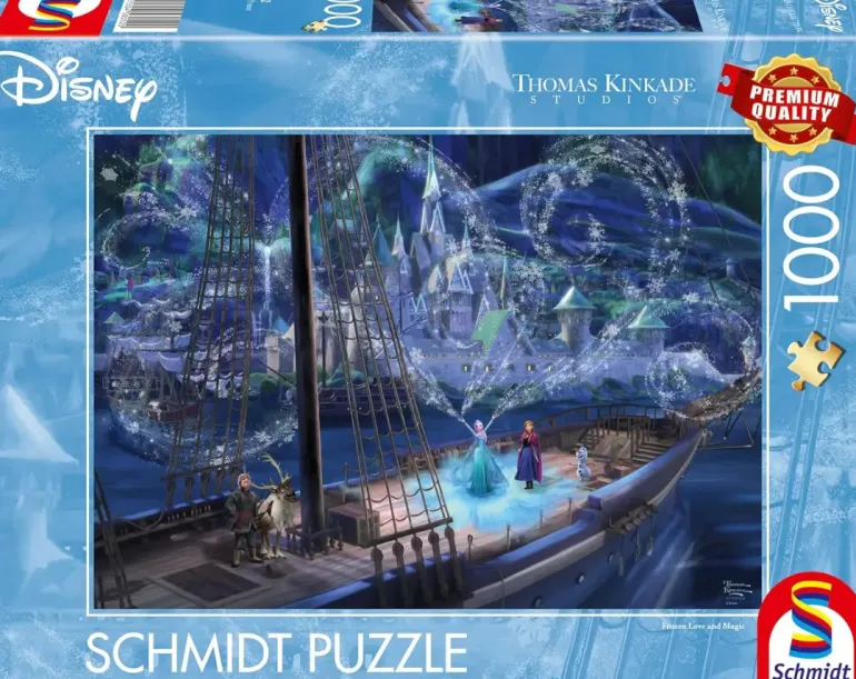 Schmidt: Thomas Kinkade Studios - Disney, Frozen Love and Magic (1000)