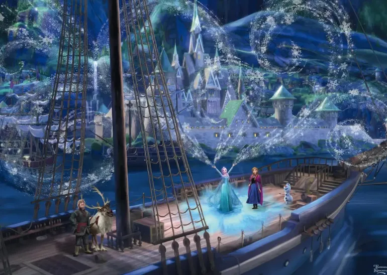 Schmidt: Thomas Kinkade Studios - Disney, Frozen Love and Magic (1000)