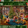 Schmidt: Thomas Kinkade Studios - Disney, Mickey and Minnie - Trimming the Tree (1000)