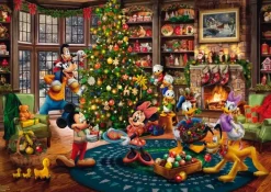Schmidt: Thomas Kinkade Studios - Disney, Mickey and Minnie - Trimming the Tree (1000)
