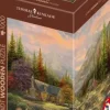 Schmidt: Wooden Träpussel - Thomas Kinkade Studios, Sierra Paradise (1000)