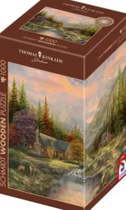 Schmidt: Wooden Träpussel - Thomas Kinkade Studios, Sierra Paradise (1000)