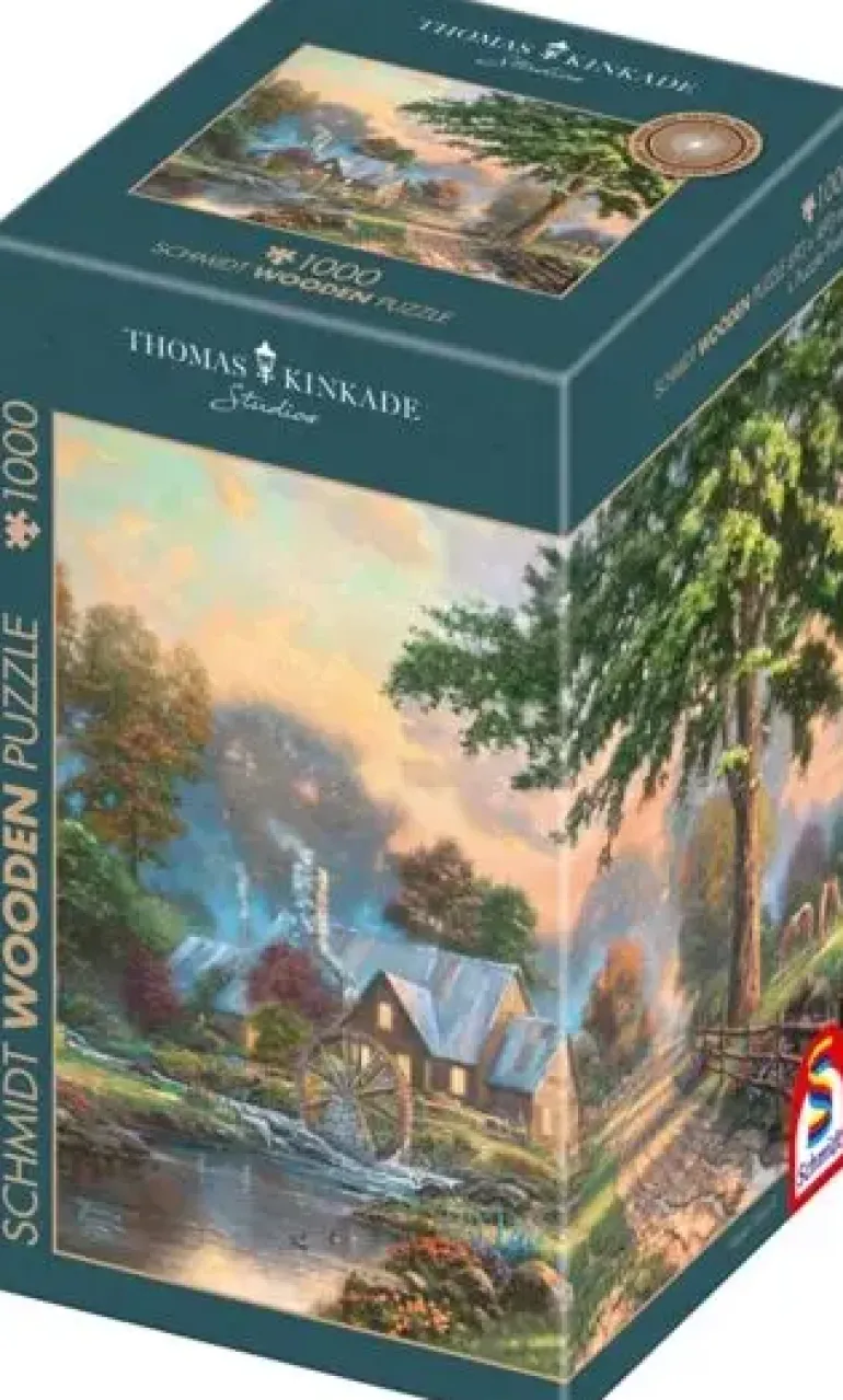 Schmidt: Wooden Träpussel - Thomas Kinkade Studios, Simpler Times II (1000)