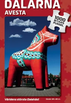 Svenskapussel: Dalarna - Avesta, Världens Största Dalahäst (1000)