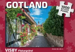 Svenskapussel: Gotland - Visby, Fiskargränd (1000)