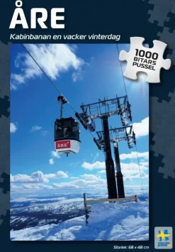 Svenskapussel: Åre - Kabinbanan en Vacker Vinterdag (1000)