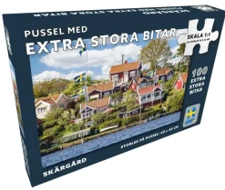 Svenskapussel: Skärgård - extra stora bitar (100)