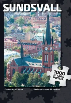 Svenskapussel: Sundsvall - Gustav Adolfs Kyrka (1000)