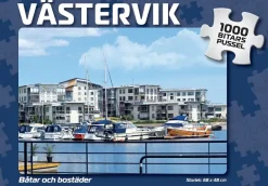 Svenskapussel: Västervik - Båtar och Bostäder (1000)