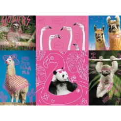 Trefl: Neon Color Line - Crazy Animals (1000)