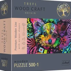 Trefl: Träpussel Wood Craft - Colorful Puppy (501)