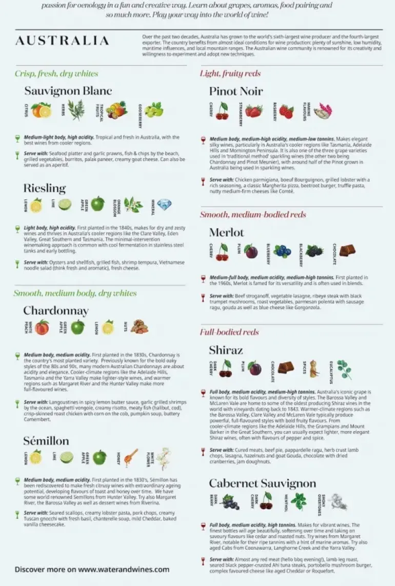 Water & Wines: Australia - Wine Puzzle (1000)