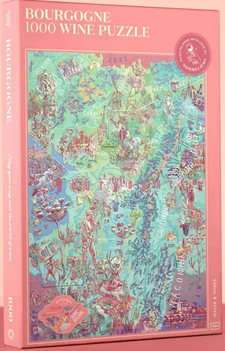 Water & Wines: Bourgogne - Wine Puzzle (1000)