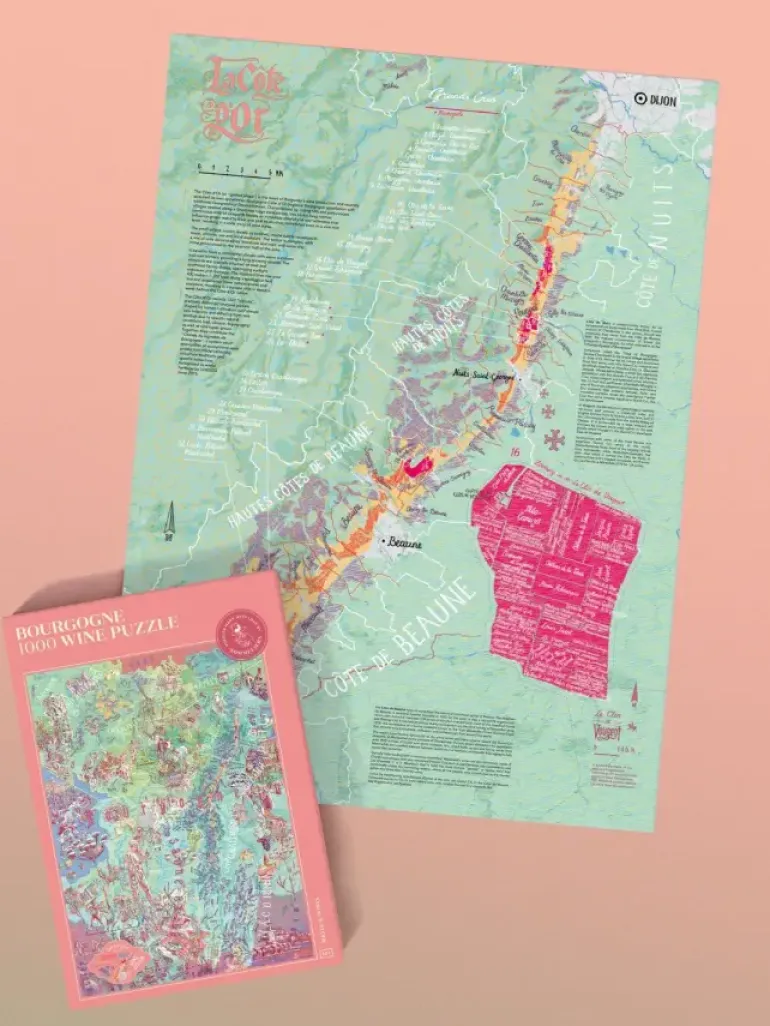 Water & Wines: Bourgogne - Wine Puzzle (1000)