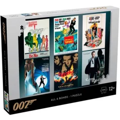 Winning Moves: James Bond 007 - All 6 Bonds (1000)